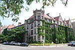 An ivy-covered building