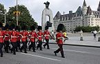 Ceremonial Guard marching in Ottawa